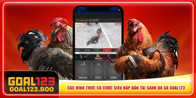Các hình thức cá cược siêu hấp dẫn tại sảnh đá gà Goal123 Các hình thức cá cược siêu hấp dẫn tại sảnh đá gà Goal123