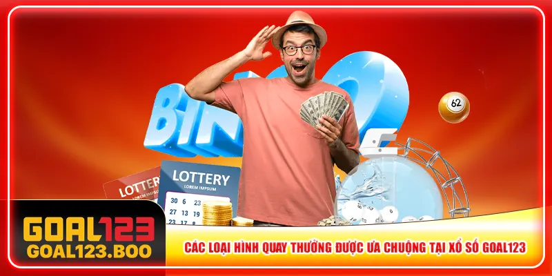 Các loại hình quay thưởng được ưa chuộng tại xổ số Goal123 Các loại hình quay thưởng được ưa chuộng tại xổ số Goal123